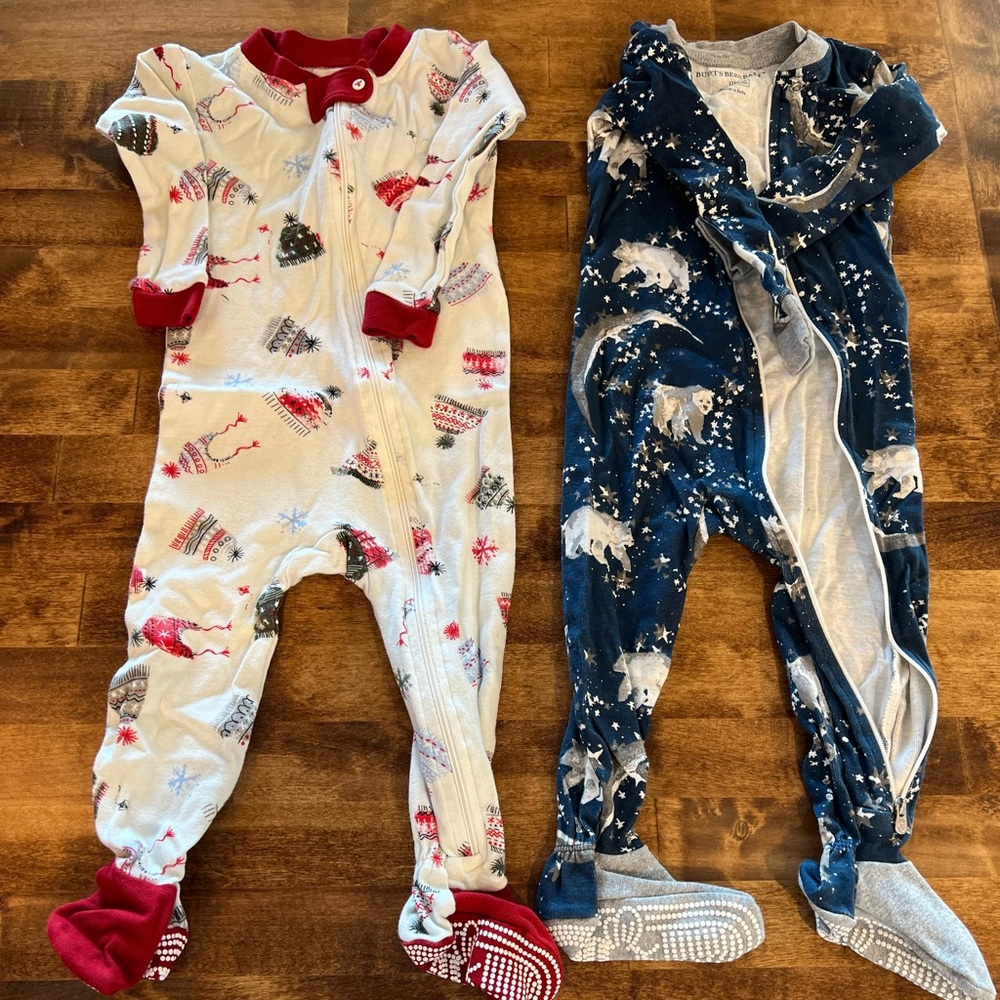 Burt’s Bees 12 month winter pajamas